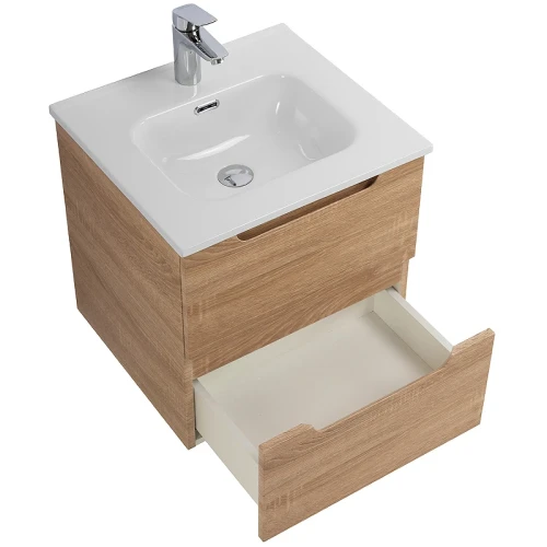 Тумба под раковину BelBagno Etna 50 ETNA-500-2C-SO-WO подвесная Rovere Bianco МДФ / ЛДСП