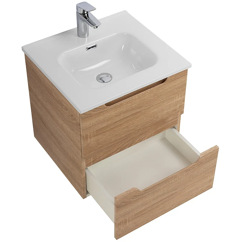 Тумба под раковину BelBagno Etna 50 ETNA-500-2C-SO-WO подвесная Rovere Bianco МДФ / ЛДСП