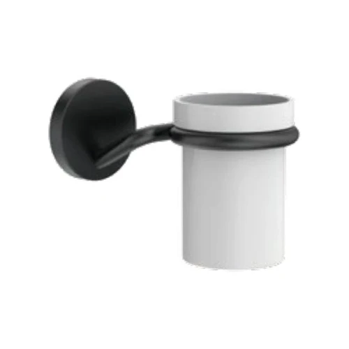 Стакан для зубных щеток Gappo G30706-6 цвет Черный матовый