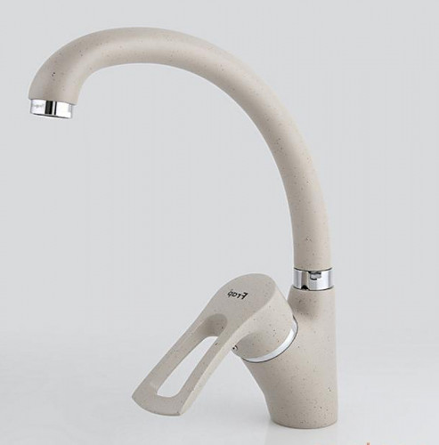 Смеситель для кухни Frap F4166-10 Светло-бежевый