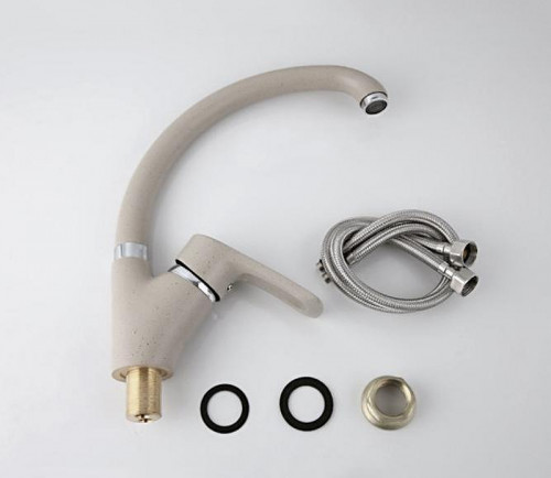 Смеситель для кухни Frap F4166-10 Светло-бежевый