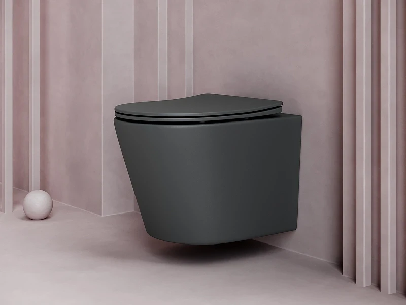 Комплект унитаза DIWO Ceramicanova Balearica Rimless CN6000MDH с сиденьем с инсталляцией DIWO 4501 с клавишей смыва цвет Глянцевый белый