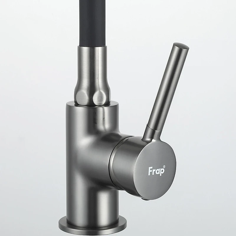 Смеситель для кухни Frap F4044-9 цвет Оружейная сталь