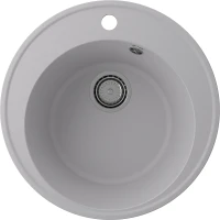 Кухонная мойка Ulgran Quartz Nora 485-04 Платина искусственный камень (литьевой мрамор) встраиваемый
