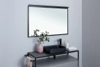 Зеркало Allen Brau Priority 100 1.31017.BB с подсветкой Черный браш стекло