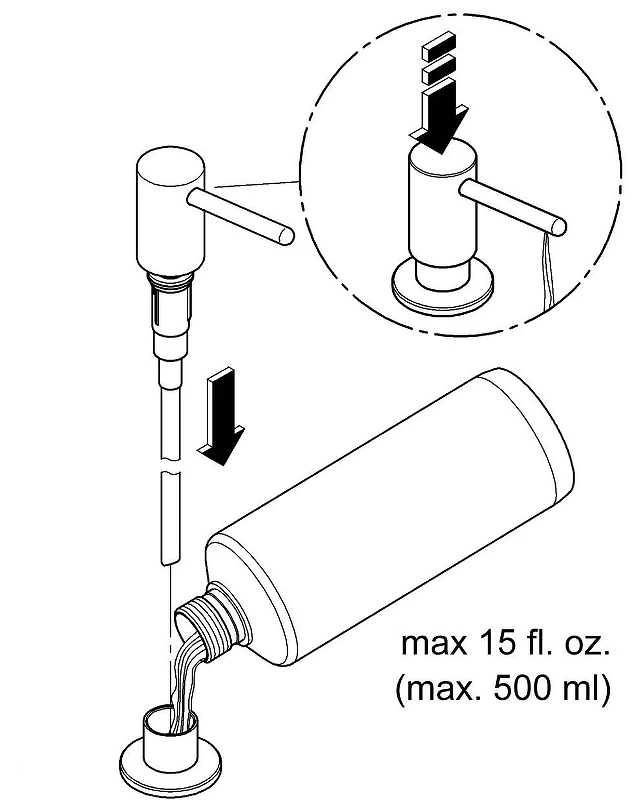 Дозатор жидкого мыла Grohe Cosmopolitan 40535DC0 Суперсталь