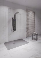 Душевой поддон из искусственного камня Starohome Solid 120х70 1237828 Grey Matt