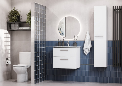 Шкаф пенал Roca Victoria 30 A857564806 подвесной Белый глянец