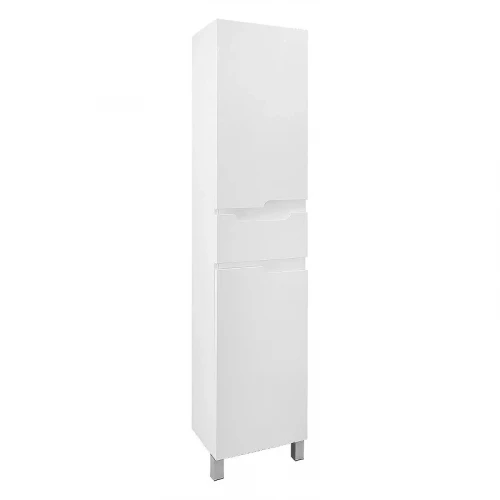 Шкаф пенал Azario Kantri 40 L CS00097261 цвет Белый глянцевый