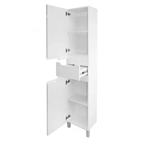 Шкаф пенал Azario Kantri 40 L CS00097261 цвет Белый глянцевый