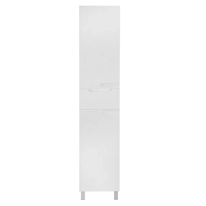 Шкаф пенал Azario Kantri 40 L CS00097261 цвет Белый глянцевый