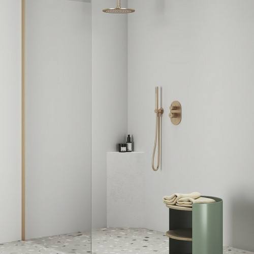 Смеситель для душа Ravak Espirit ES 065.60RGB.O2 X070362 Розовое золото латунь встраиваемый