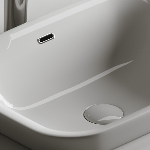 Раковина Ceramicanova Element 58 CN6041 Белая фарфор полувстраиваемая