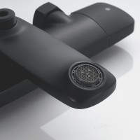 Душевая система Rose R39H R3936H Черная матовая