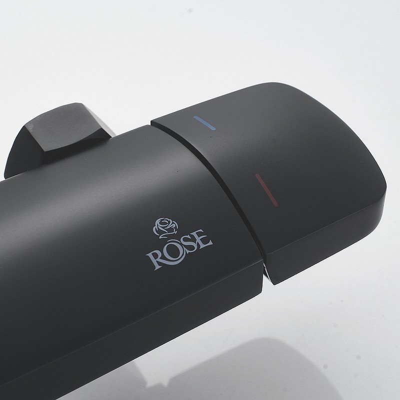 Душевая система Rose R39H R3936H Черная матовая
