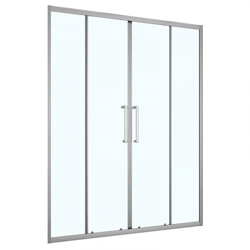 Душевая дверь Loranto 150 CS-AB04GG-150 профиль Серый матовый стекло прозрачное
