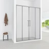 Душевая дверь Loranto 150 CS-AB04GG-150 профиль Серый матовый стекло прозрачное