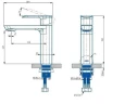Смеситель для раковины Arrow AMP11893GG цвет Серый