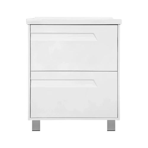 Тумба с раковиной Azario Элегия 70/2Н CS00106424 цвет Белый матовый