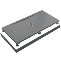 Душевой поддон из искусственного камня Good Door Flow 120x80 ЛП00062 Графит