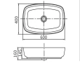 Раковина-чаша Arrow 60 AP41024D цвет Белый глянец