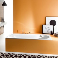 Стальная ванна Bette Comodo 170x75 1640-000 PLUS с шумоизоляцией и антигрязевым покрытием