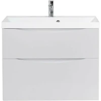 Тумба под раковину BelBagno Marino 100 MARINO-H60-1000-2C-SO-BL-P подвесная Bianco Lucido МДФ / ЛДСП
