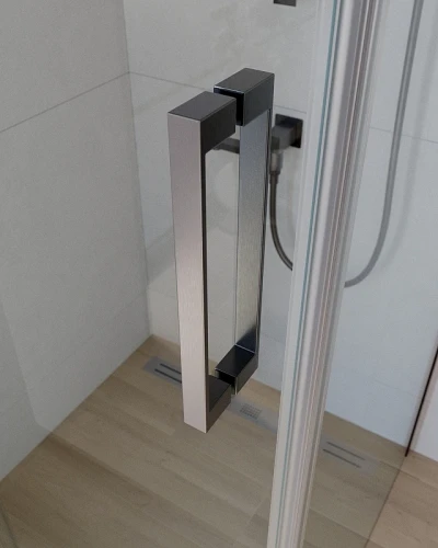 Душевой уголок Cezares Slider 100x90 SLIDER-AH-1-90-90/100-C-GM профиль Оружейная сталь стекло прозрачное