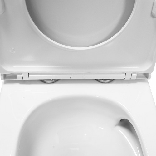 Унитаз моноблок Azario Vally Торнадо AZ-80687 цвет Белый с сиденьем Микролифт