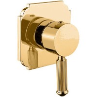 Смеситель для душа Cezares Olimp DIM2-L OLIMP-DIM2-03/24-L Золото 24 карат латунь встраиваемый