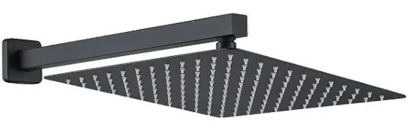 Душевая система Berges Ventas 2S Black 073002 Черная матовая латунь встраиваемый