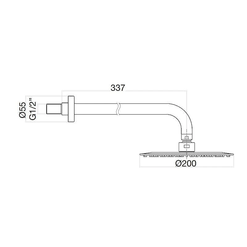 Верхний душ Fiore 30LI8630 цвет Лайм