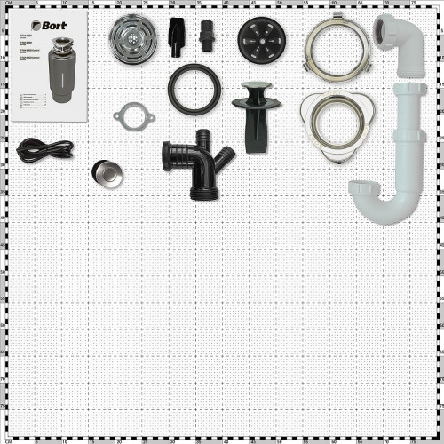 Измельчитель пищевых отходов Bort Titan 8000 93417906 800 Вт