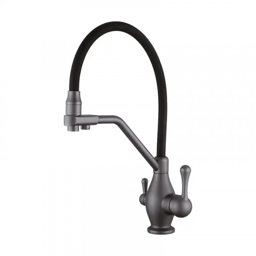 Смеситель для кухни Rose R858Y цвет Пепельный Серый