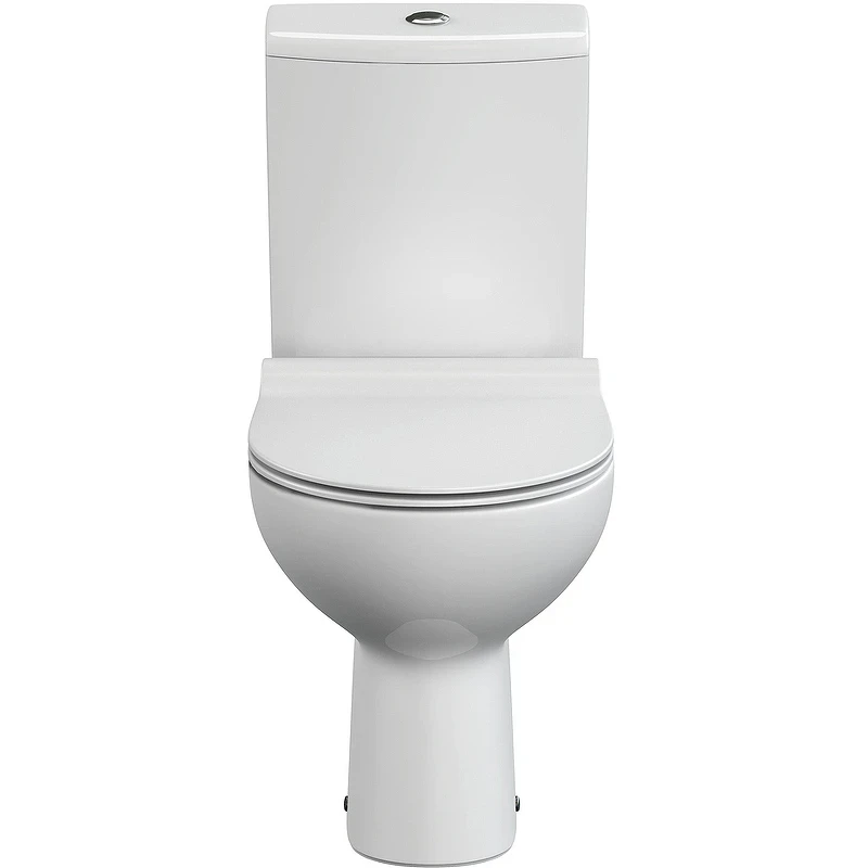 Унитаз компакт Cersanit Nature Clean On 011 3/5 DPL EO slim 65410 с бачком и сиденьем Микролифт фарфор напольный