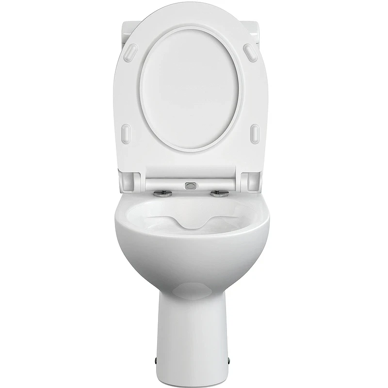 Унитаз компакт Cersanit Nature Clean On 011 3/5 DPL EO slim 65410 с бачком и сиденьем Микролифт фарфор напольный