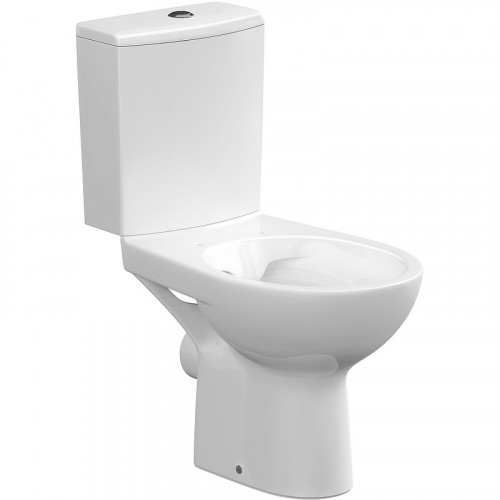 Унитаз компакт Cersanit Nature Clean On 011 3/5 DPL EO slim 65410 с бачком и сиденьем Микролифт фарфор напольный