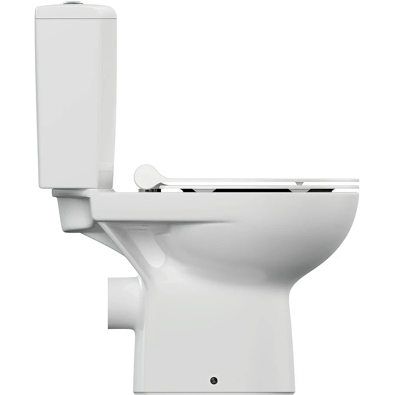 Унитаз компакт Cersanit Nature Clean On 011 3/5 DPL EO slim 65410 с бачком и сиденьем Микролифт фарфор напольный