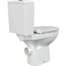 Унитаз компакт Cersanit Nature Clean On 011 3/5 DPL EO slim 65410 с бачком и сиденьем Микролифт фарфор напольный
