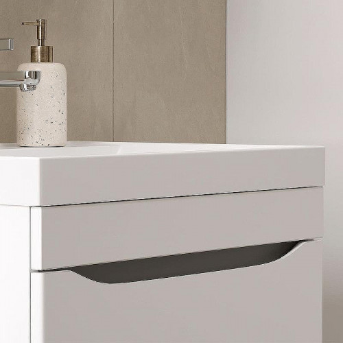 Тумба под раковину Volna Prime 60.2Y tnPRIME60.2Y-01 Белая Темно-серая