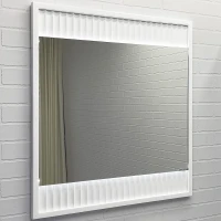 Зеркало Comforty Марсель 75 00-00012269 Белое МДФ / ЛДСП, стекло