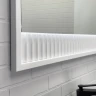 Зеркало Comforty Марсель 75 00-00012269 Белое МДФ / ЛДСП, стекло