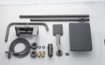 Душевая система Knotlor Muse KN-62/GM цвет Вороненая сталь