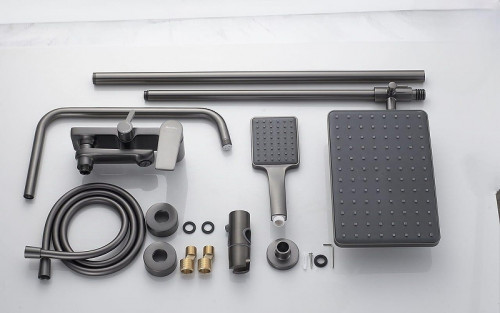 Душевая система Knotlor Muse KN-62/GM цвет Вороненая сталь