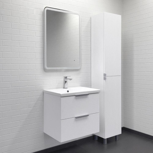 Тумба с раковиной Comforty Лима 60 00-00019210 подвесная цвет Белый матовый