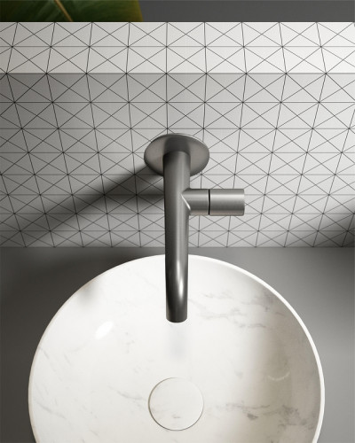 Смеситель для раковины AltroBagno Bilancia 010803 GM цвет Оружейная сталь