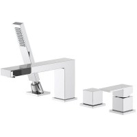 Смеситель на борт ванны Aquatek Либра AQ1648CR Хром латунь