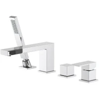Смеситель на борт ванны Aquatek Либра AQ1648CR Хром латунь