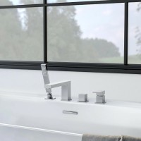 Смеситель на борт ванны Aquatek Либра AQ1648CR Хром латунь