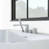 Смеситель на борт ванны Aquatek Либра AQ1648CR Хром латунь